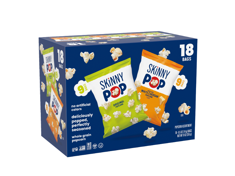 SkinnyPop® popcorn, original & white cheddar variety pack | Lidl