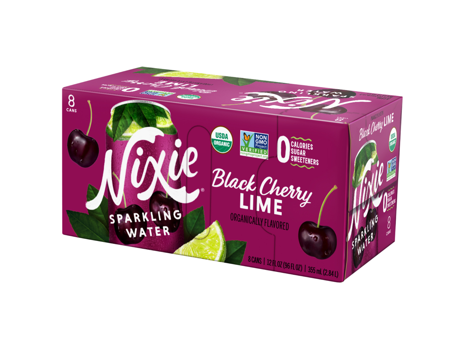 Nixie® sparkling water, black cherry lime | Lidl