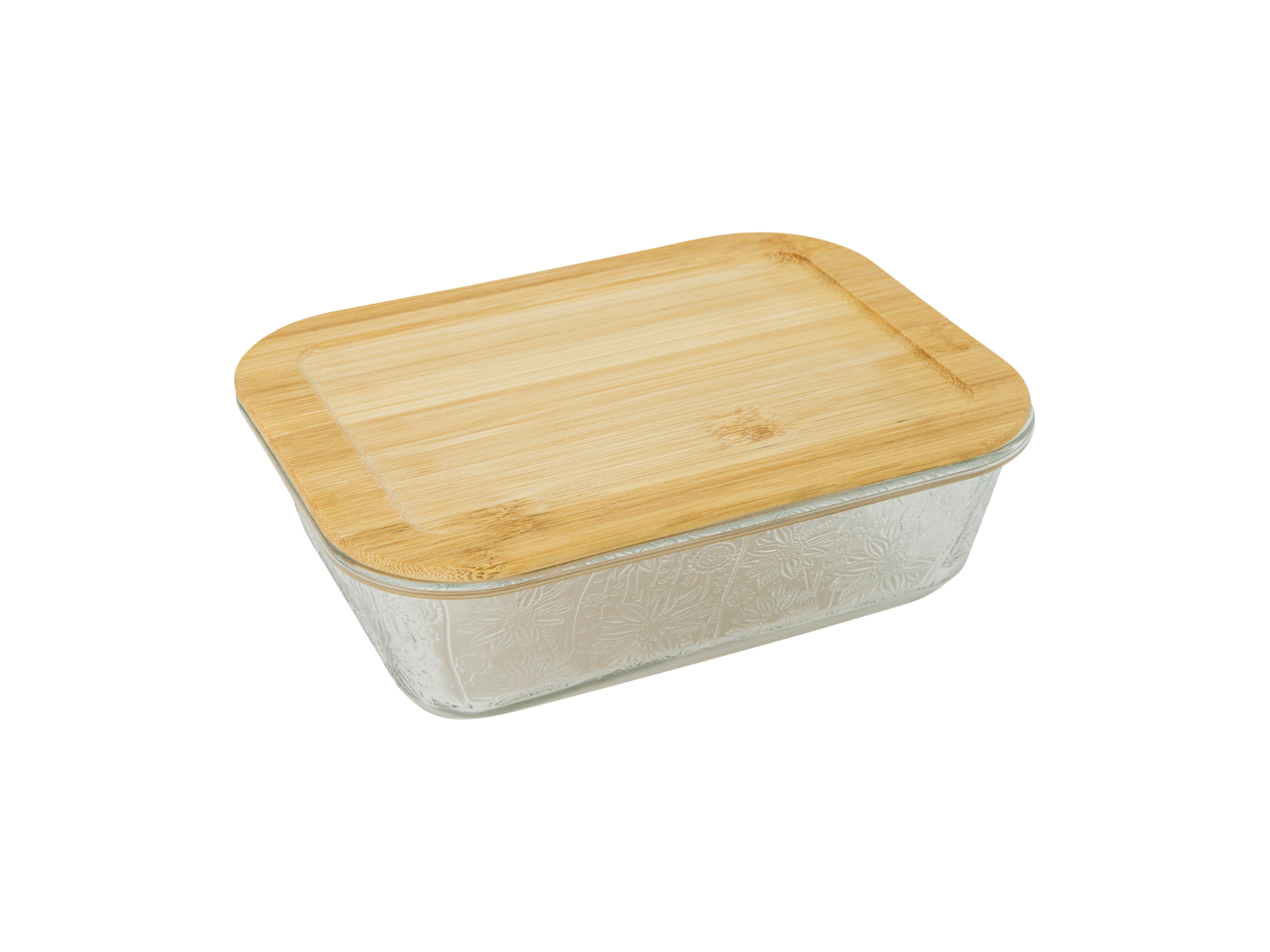 CORE® glass container with bamboo lid | Lidl