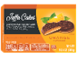 Orange flavored chocolate-covered sponge cookies with fruit filling.