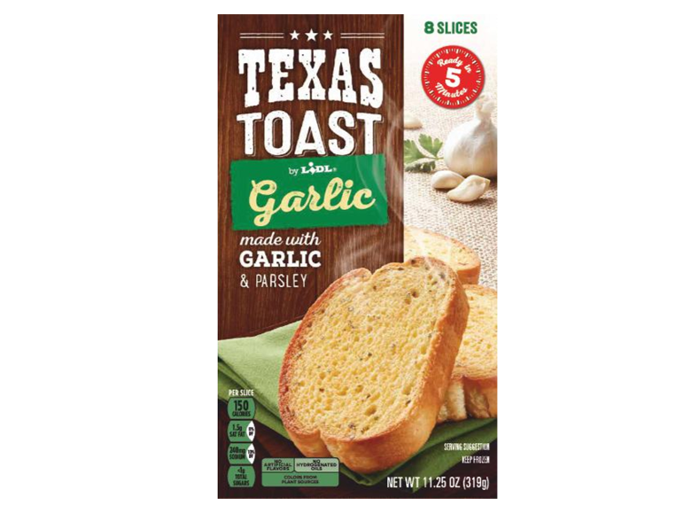 frozen Texas toast, garlic | Lidl