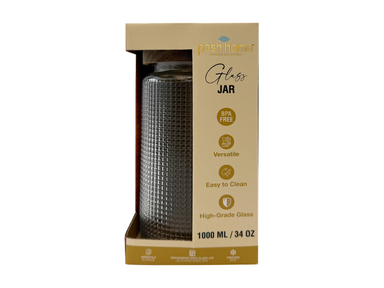 GRANDE 410 GLASS LID & L/SHADE 本体 glass jar - 34 oz. | Lidl