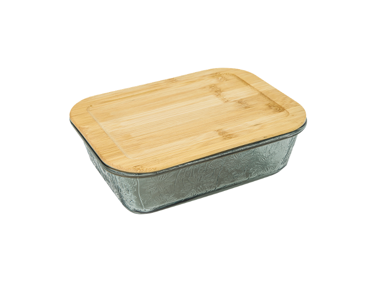 CORE® glass container with bamboo lid | Lidl