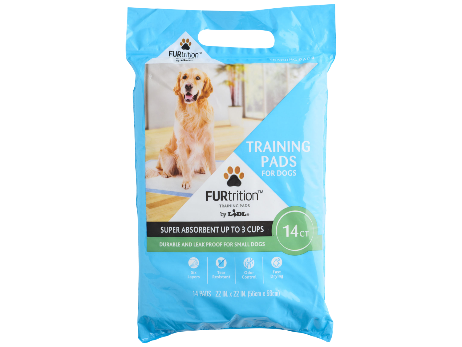 トイレ用品・ペットシーツ・おむつ NEIGHBORHOOD DOG TRIANGLE POUCH FURtrition FURtrition™ puppy training pads | Lidl