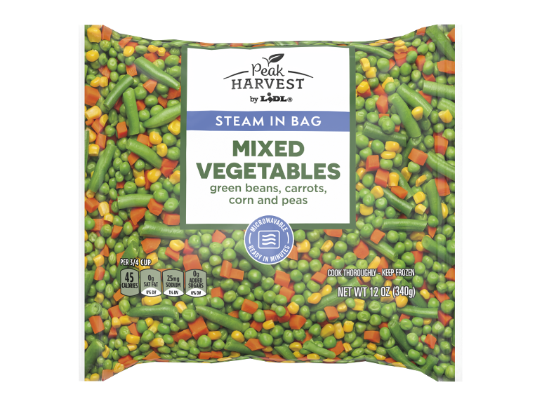 PEAK HARVEST Peak Harvest frozen steamable mixed vegetables | Lidl