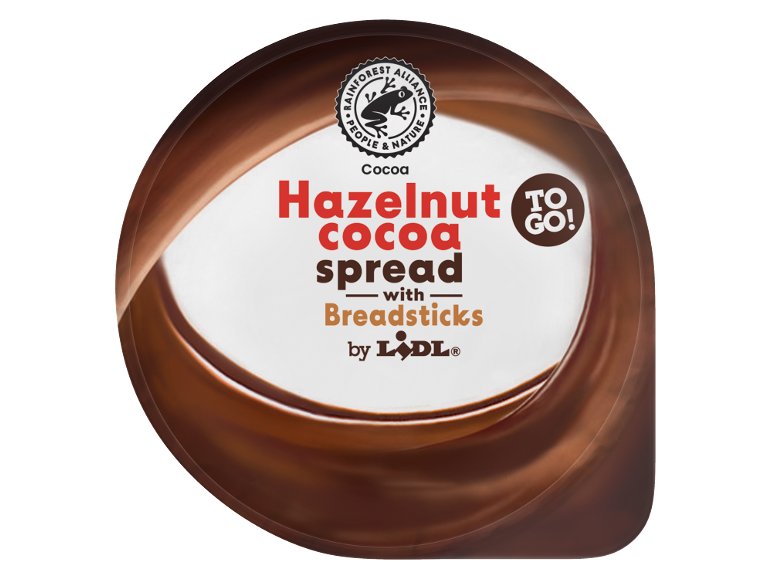 hazelnut cocoa spread with breadsticks | Lidl