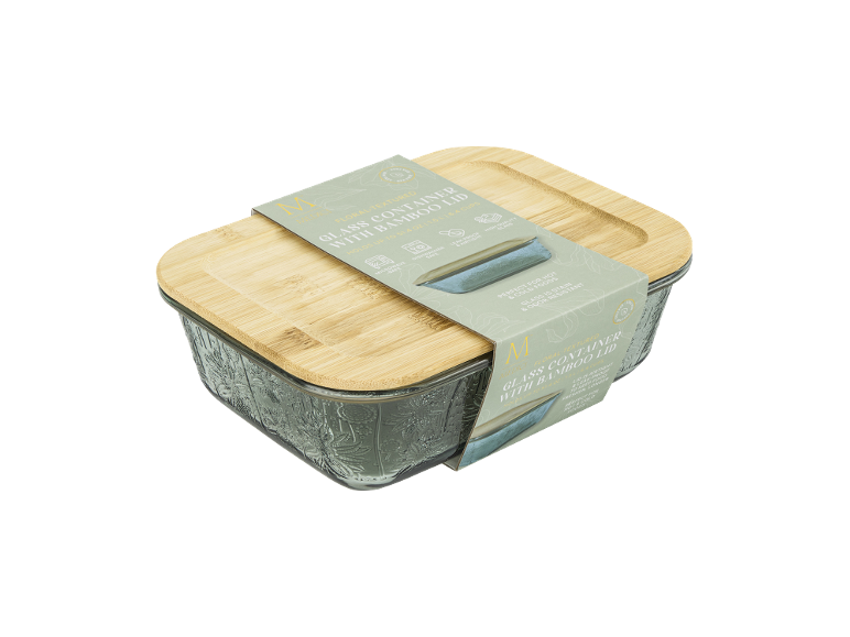 CORE® glass container with bamboo lid | Lidl
