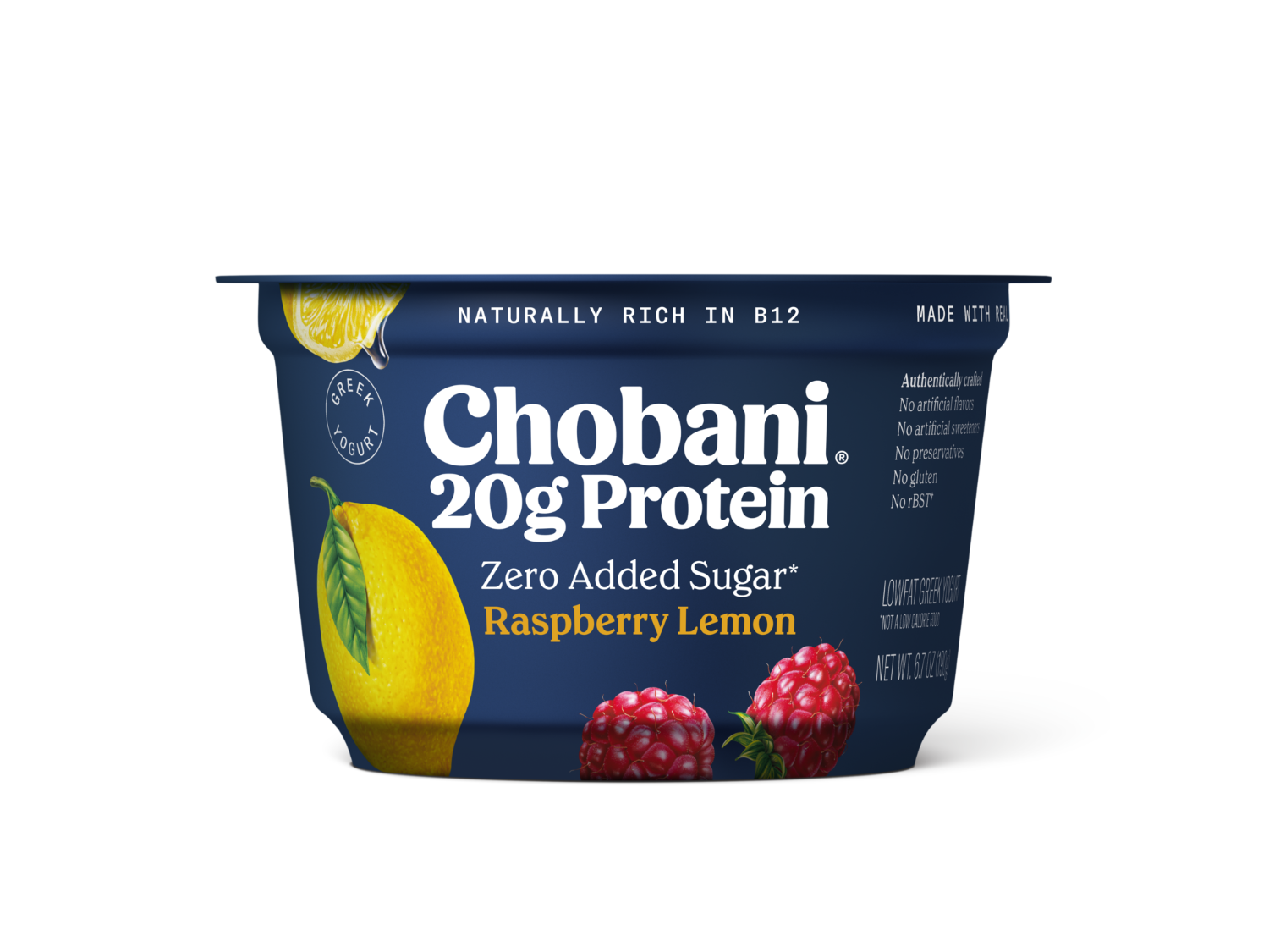ホーリーピオーニ　250ml Chobani® 20g protein lowfat Greek yogurt, raspberry lemon | Lidl