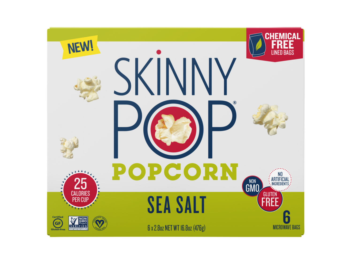 SKINNYPOP® SkinnyPop® microwave popcorn sea salt | Lidl