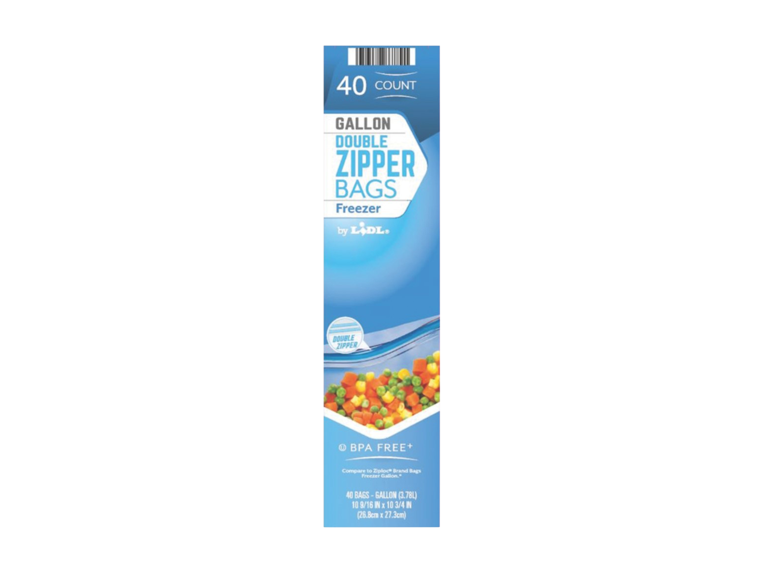 gallon double zipper bags | Lidl