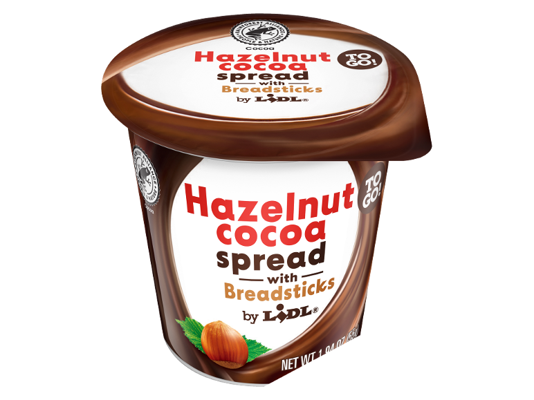 ココナッツ hazelnut cocoa spread with breadsticks | Lidl