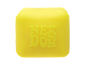 Yellow NeeDoh stress ball with rounded edges