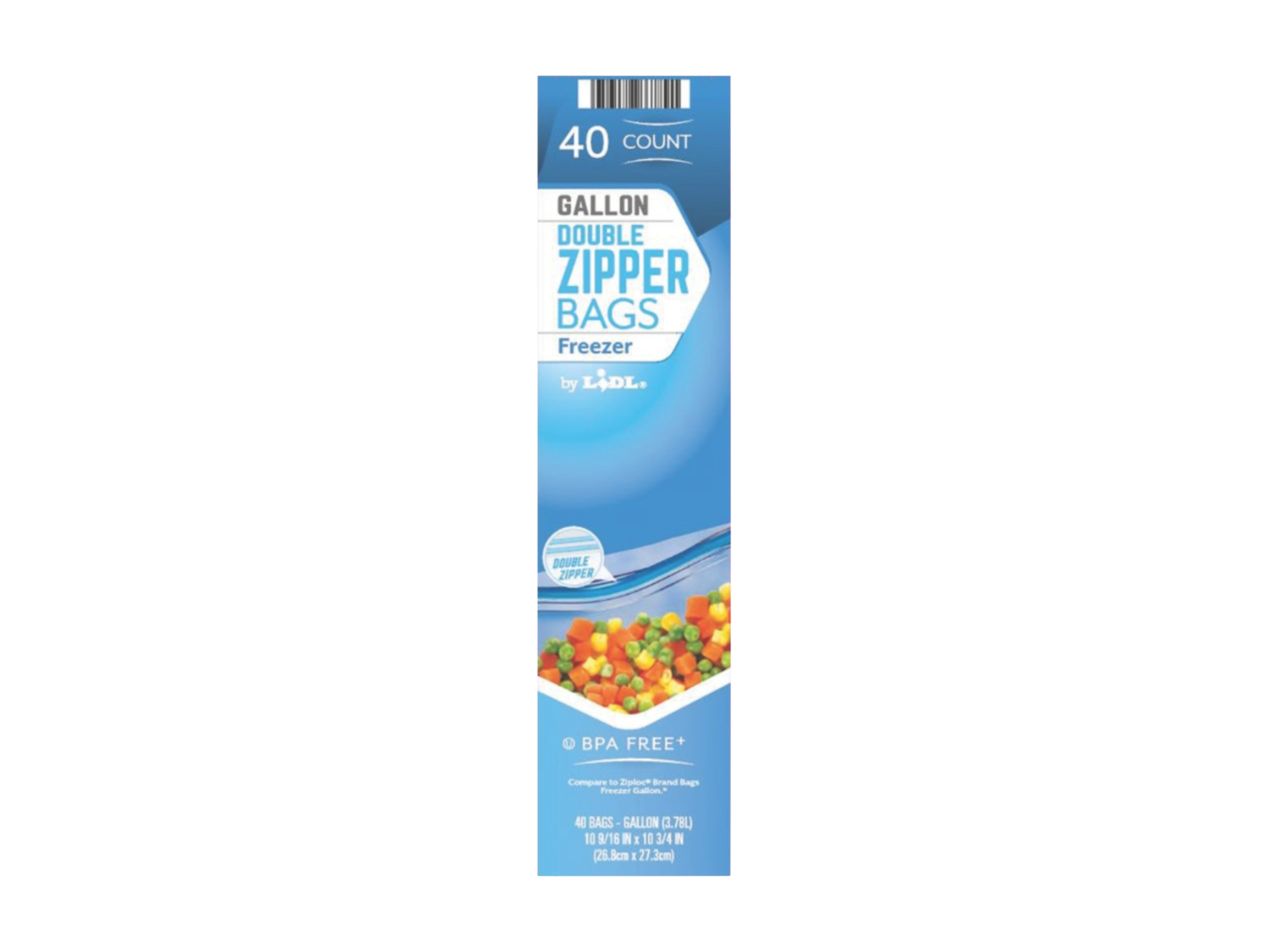 gallon double zipper bags | Lidl