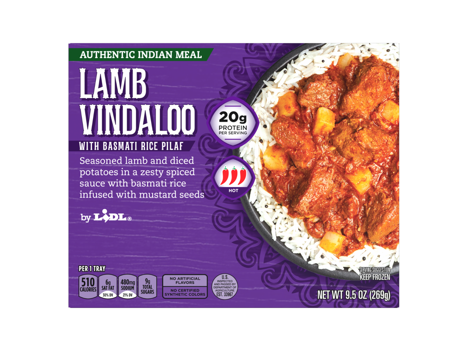 ヤマカツインパクト① Lidl frozen lamb vindaloo | Lidl