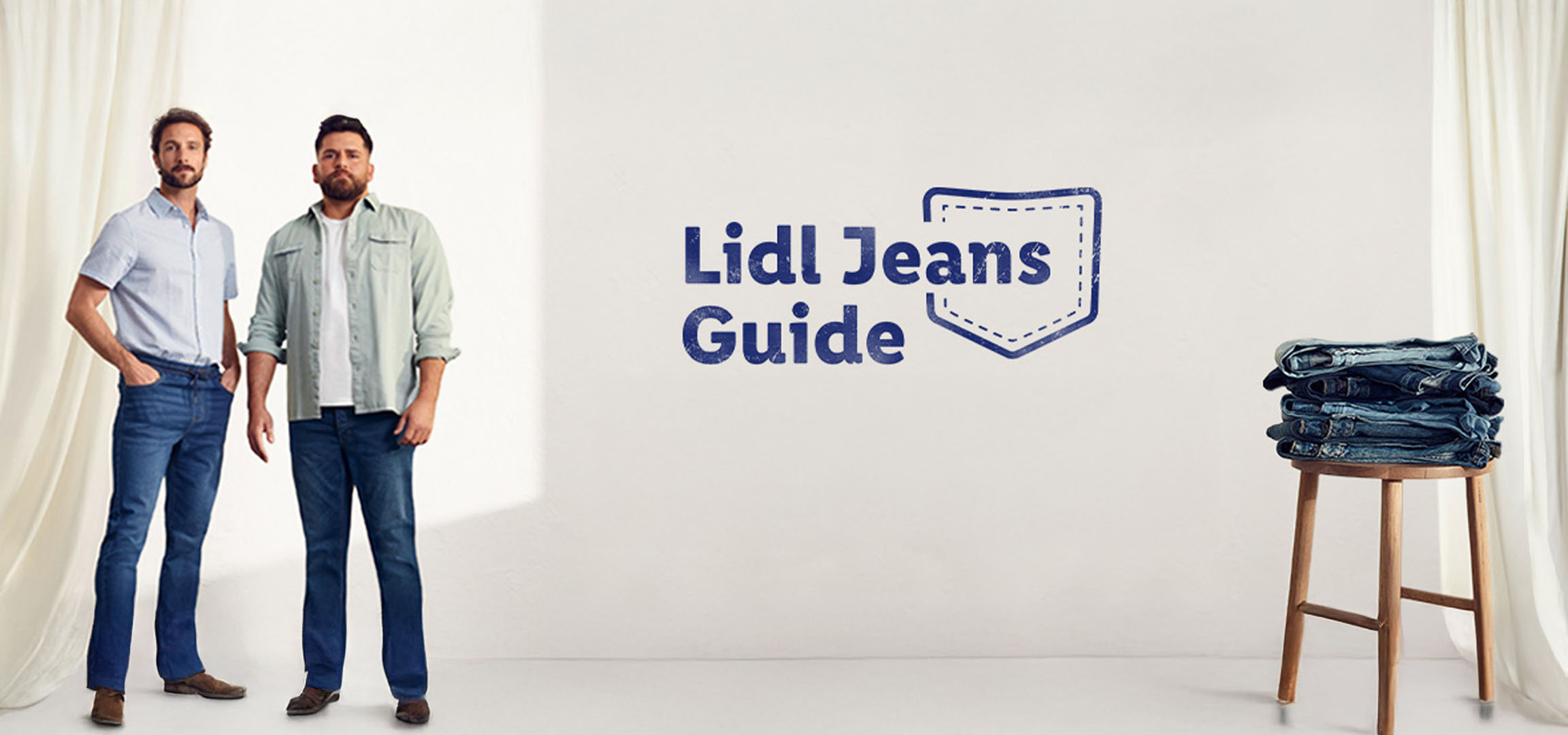 Guia Lidl Jeans: Jeans e camisas.